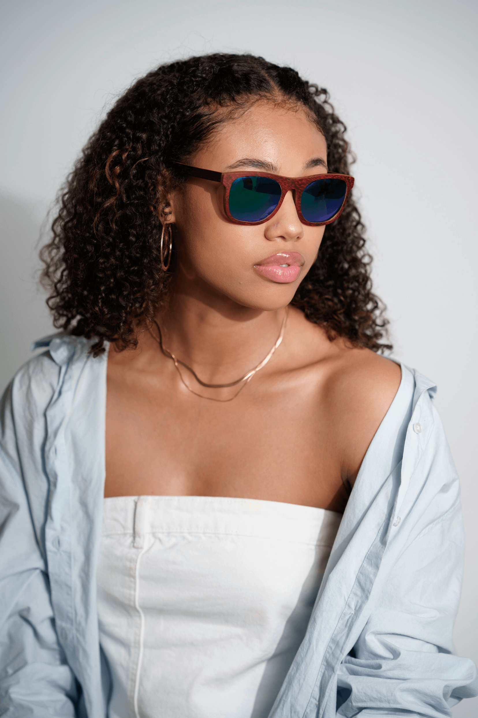 Nova Wenge Wooden Sunglasses Loona
